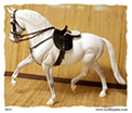 Sidesaddle  tack set made for model horses by Jana Skybova
